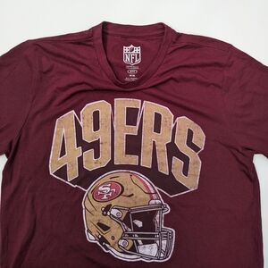 NFL San Francisco 49ers Maroon Graphic T-Shirt, Men's Medium
